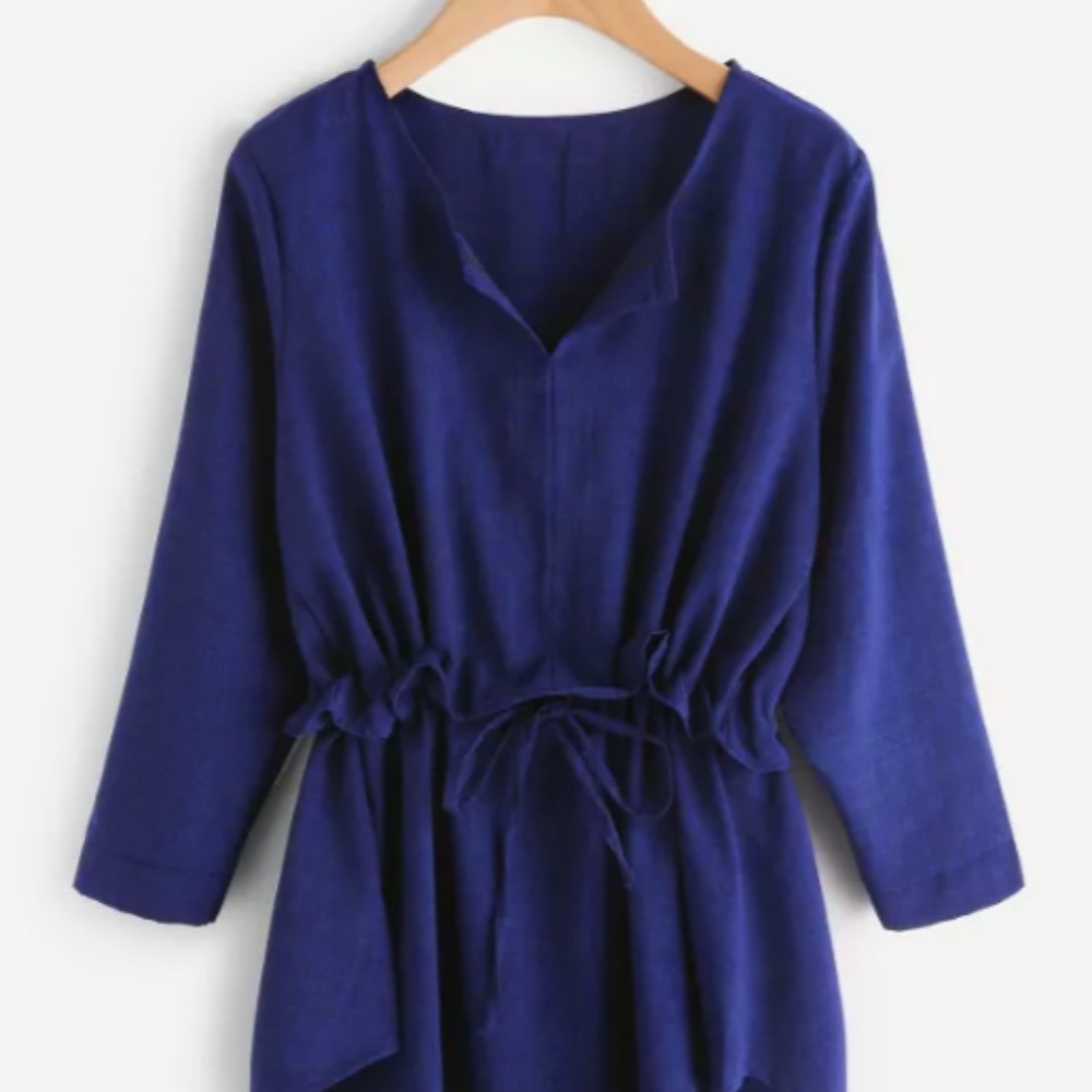 Drawstring Frill Blouse - Picture 3 of 7